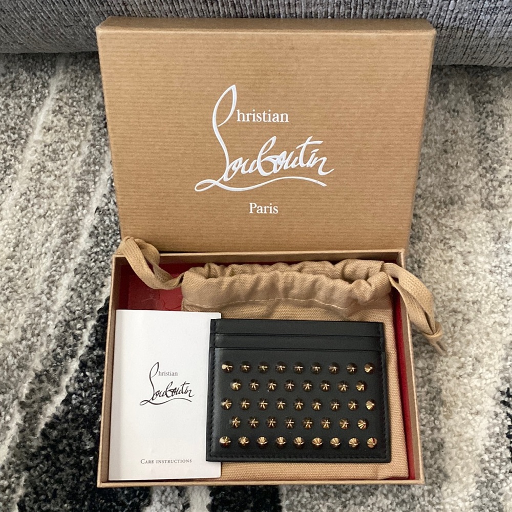 Louboutin Leather Card Case